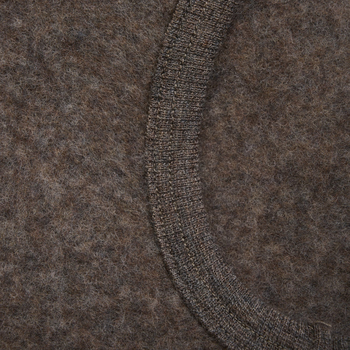 Huttelihut Brown Melange Elefantlue Ears Ull Fleece