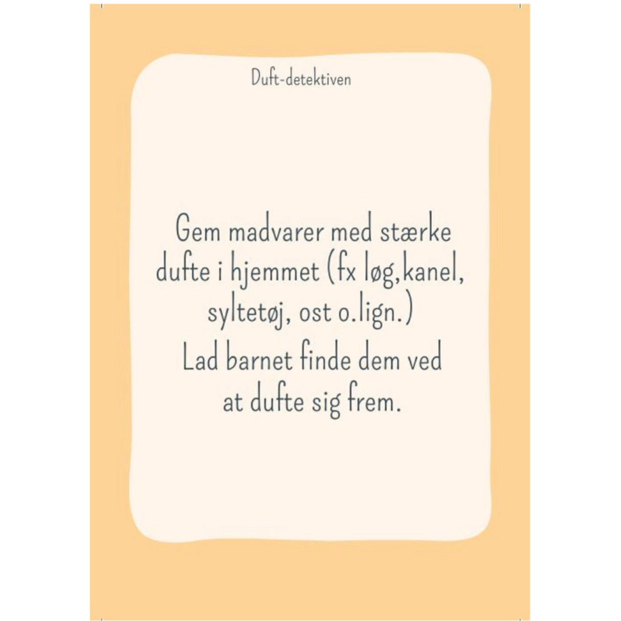 BABYBITE DINING CARD: MATDETEKTIVENE - Aktivitetskort som gjør det morsomt for barn å smake på ny mat