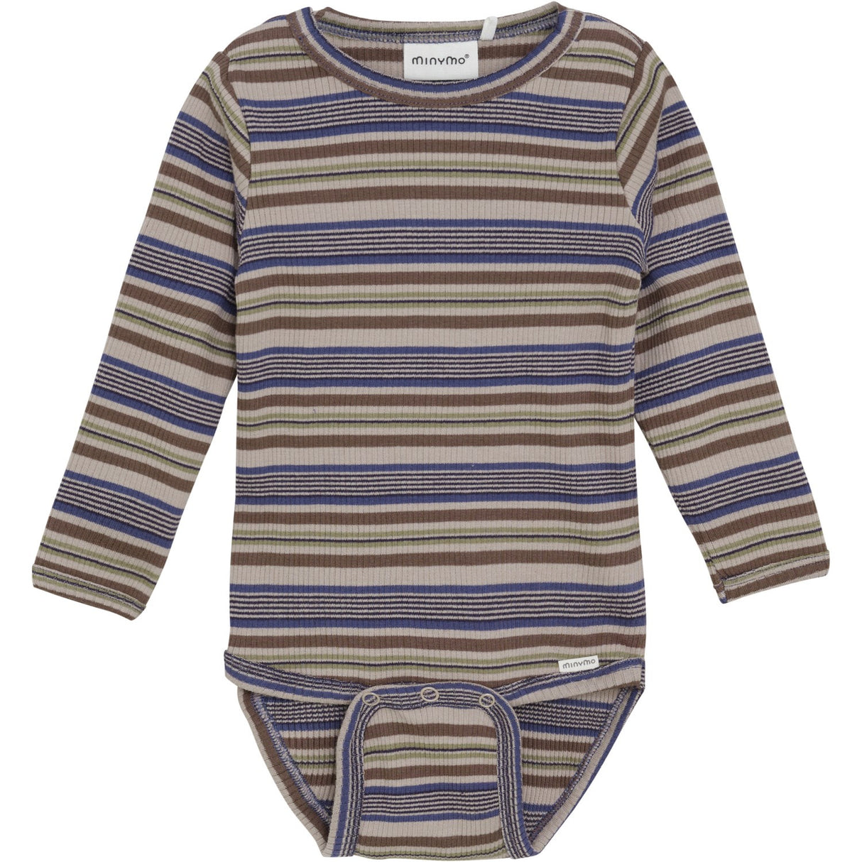 Minymo Parisian Night Body LS Y/D Rib