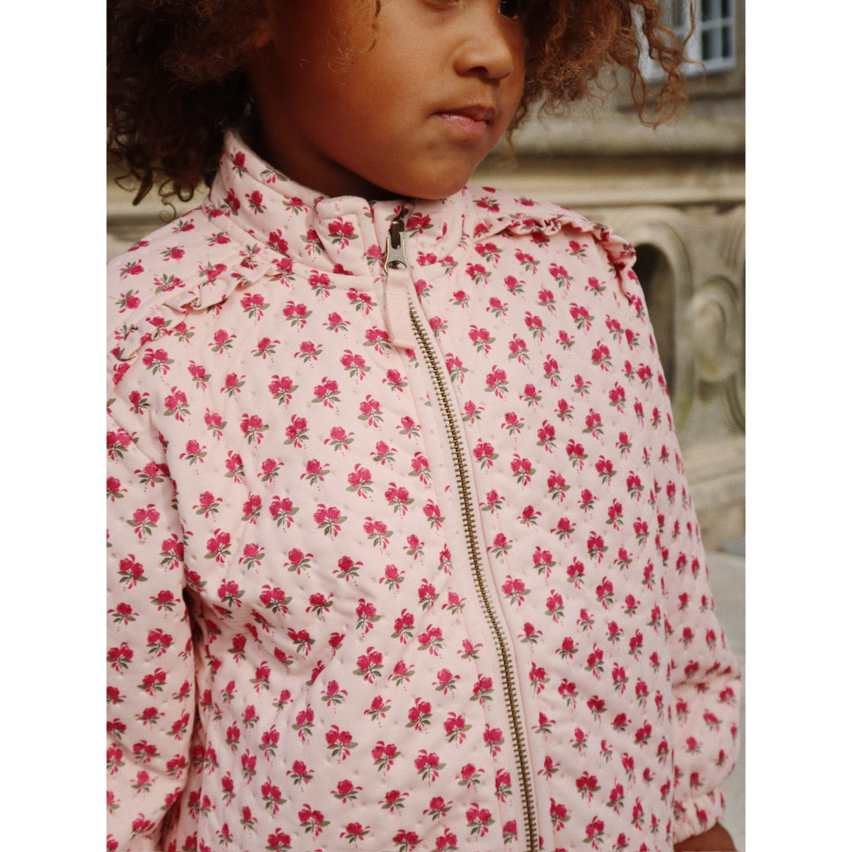 Konges Sløjd Rosie Blush Thermo Frill Jakke Grs