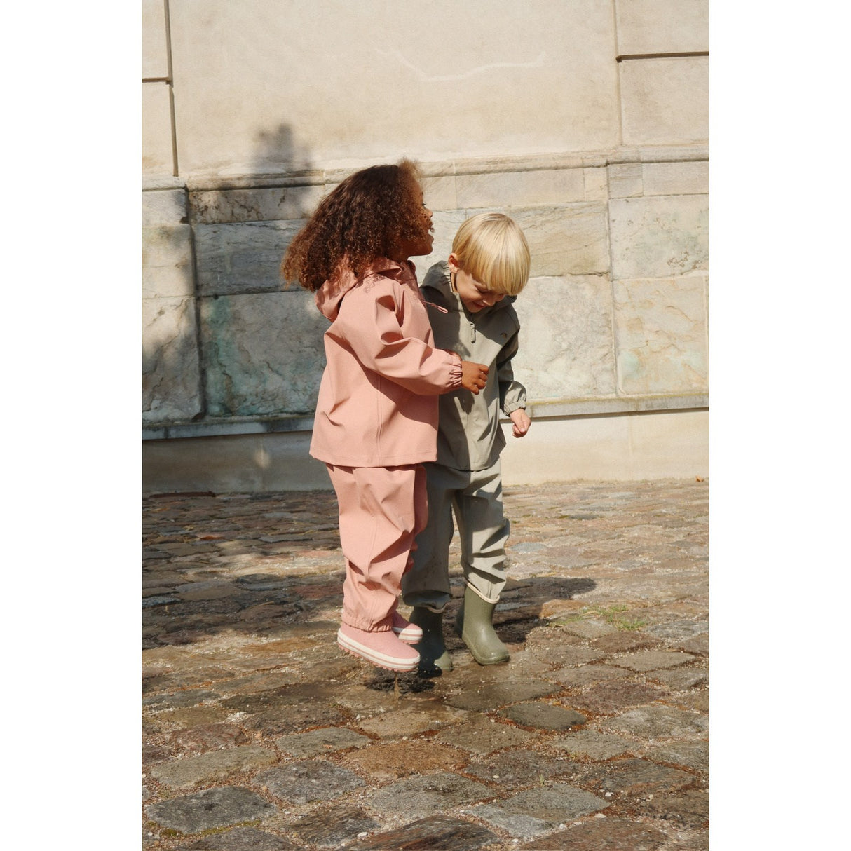 Konges Sløjd Cameo Brown Plainy Rain Sett