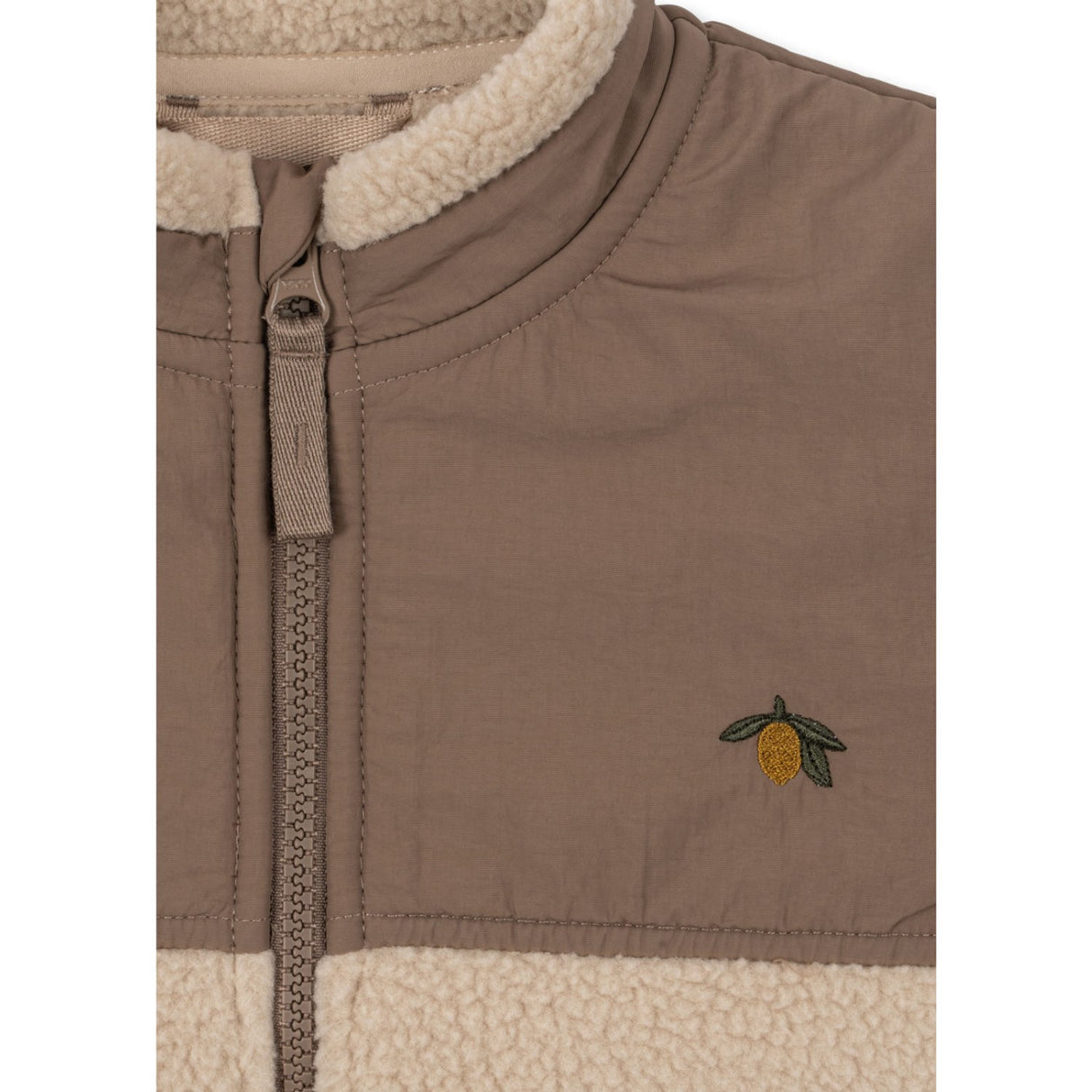 Konges Sløjd Oxford Tan Flynn Fleece Jakke Grs