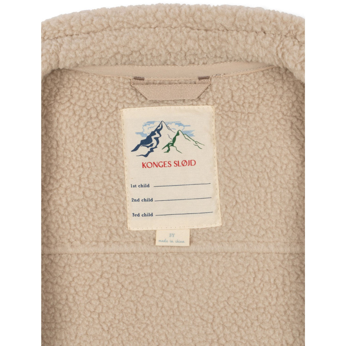 Konges Sløjd Oxford Tan Flynn Fleece Jakke Grs