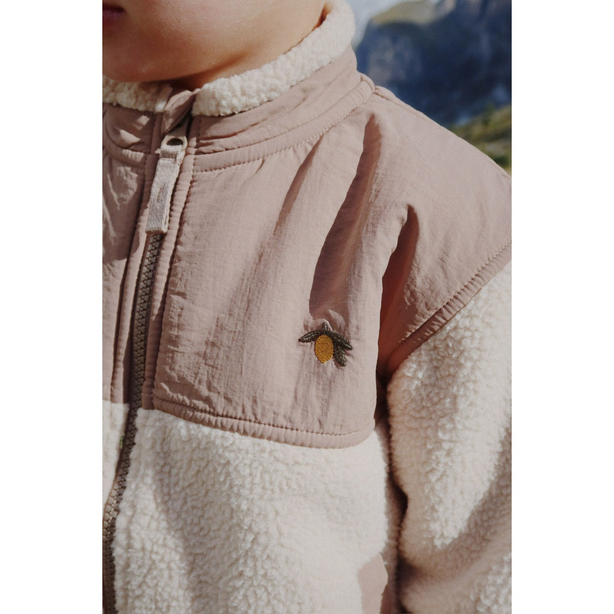 Konges Sløjd Oxford Tan Flynn Fleece Jakke Grs