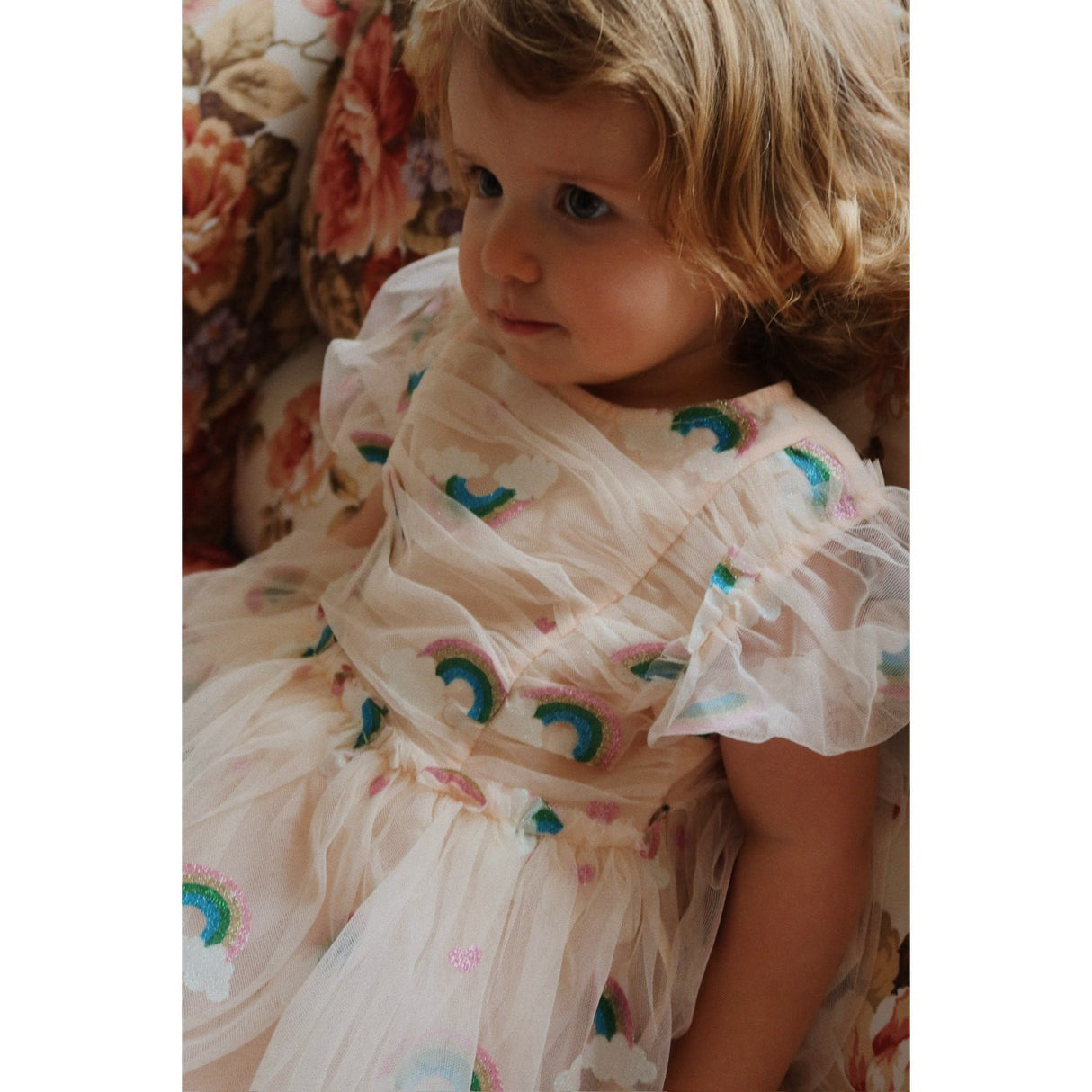 Konges Sløjd Rainbow Glitter Tullie Kjole