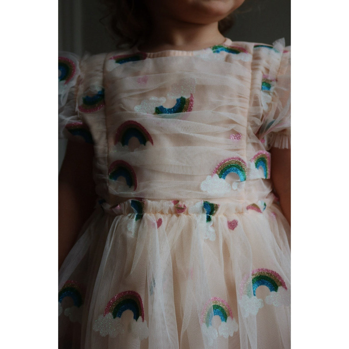 Konges Sløjd Rainbow Glitter Tullie Kjole