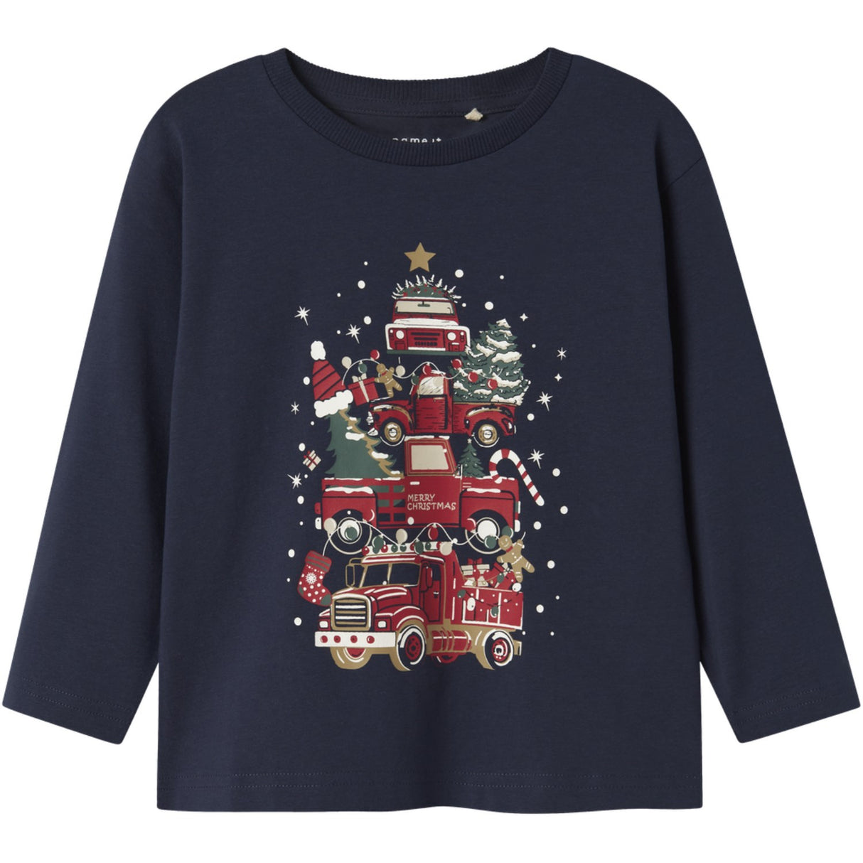 Name It Navy Blazer Nmmrejulli Nreg Ls Top Box