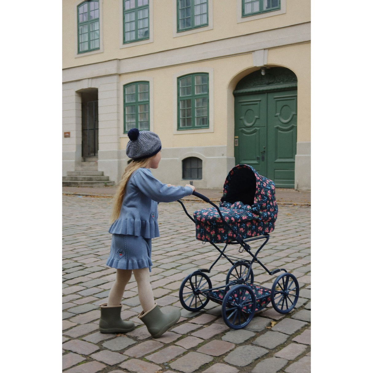 Konges Sløjd Country Blue Soleil Strikk Skjørt GOTS