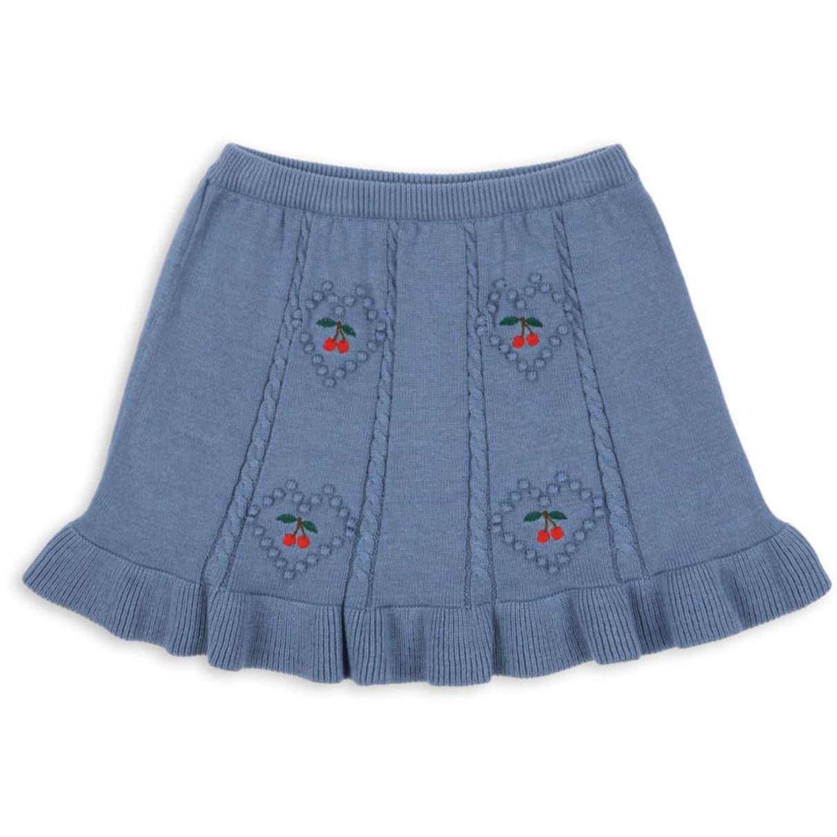 Konges Sløjd Country Blue Soleil Strikk Skjørt GOTS