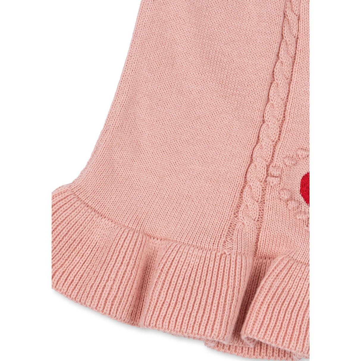 Konges Sløjd Silver Pink Soleil Strikk Skjørt GOTS