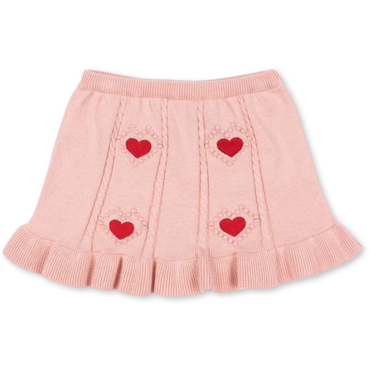 Konges Sløjd Silver Pink Soleil Strikk Skjørt GOTS