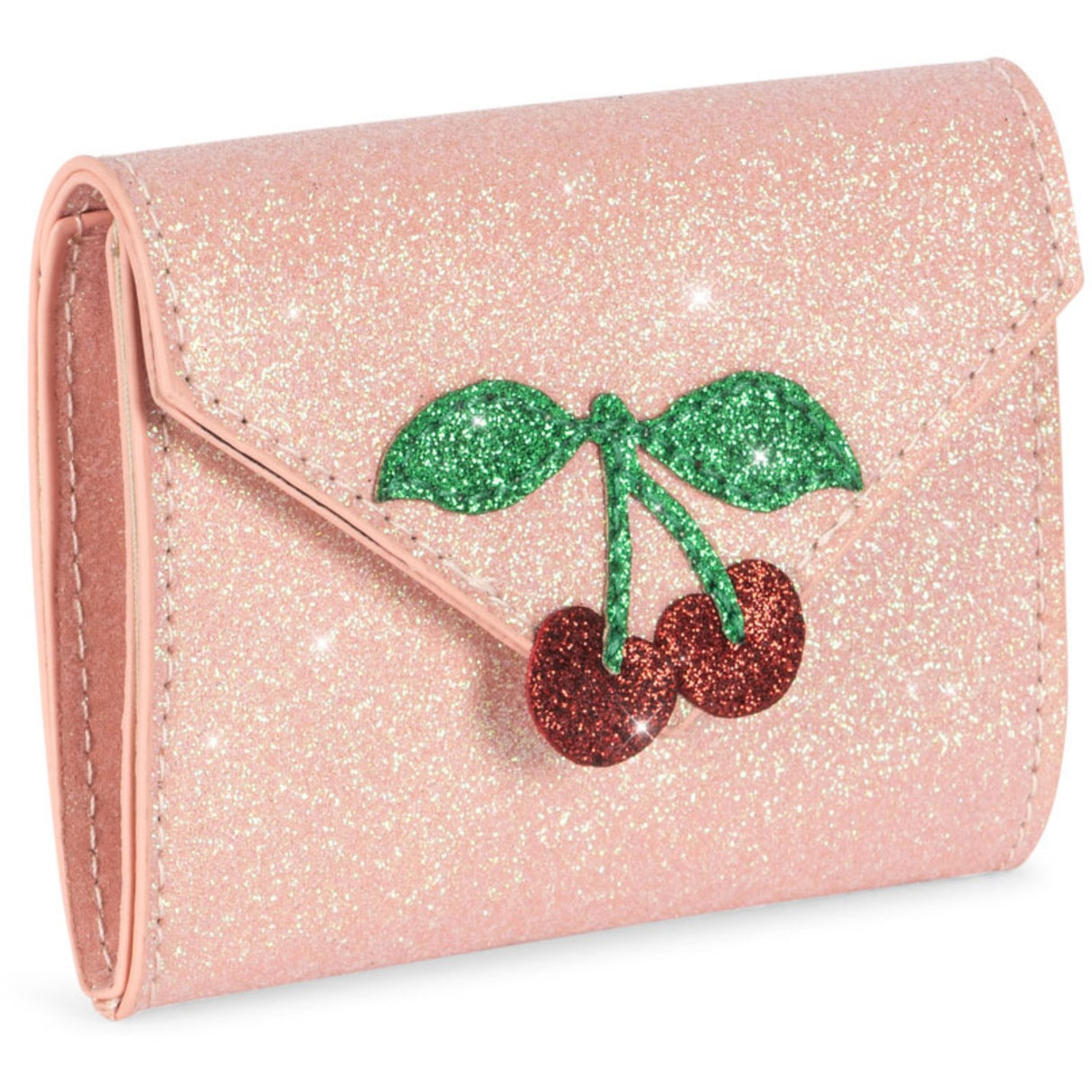 Konges Sløjd Pink Glitter Love Letter Lommebok