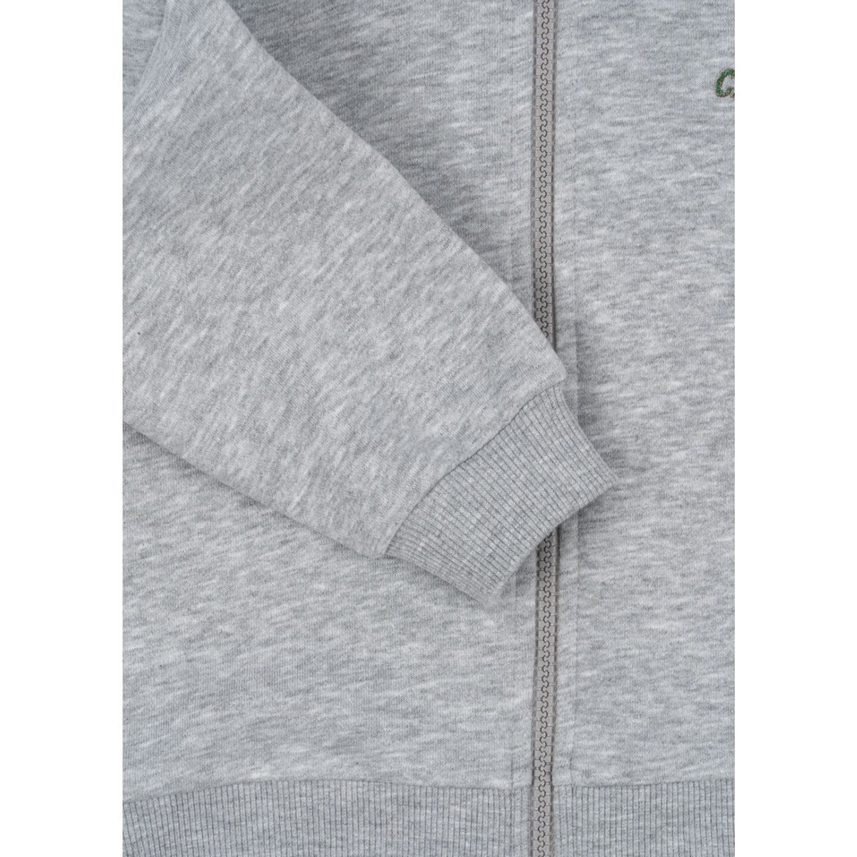 Konges Sløjd Grey Melange Lou Sweat Zip Hette Ocs