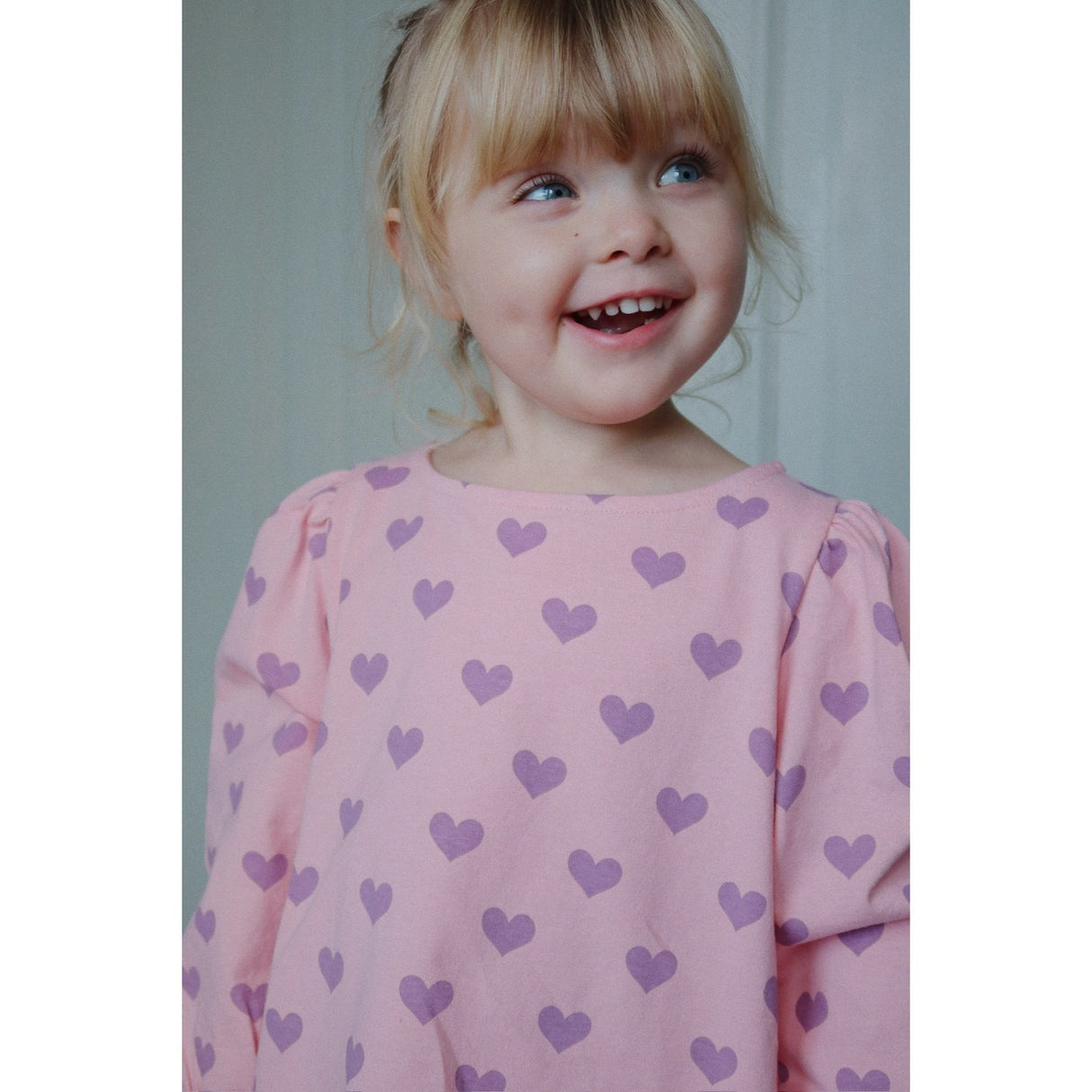 Konges Sløjd Hortensia Coeur Drey Slit Bluse GOTS