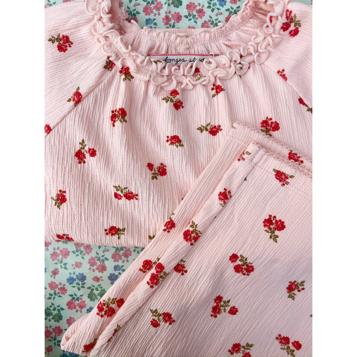 Konges Sløjd Rosa Pink Chleo Bluse GOTS