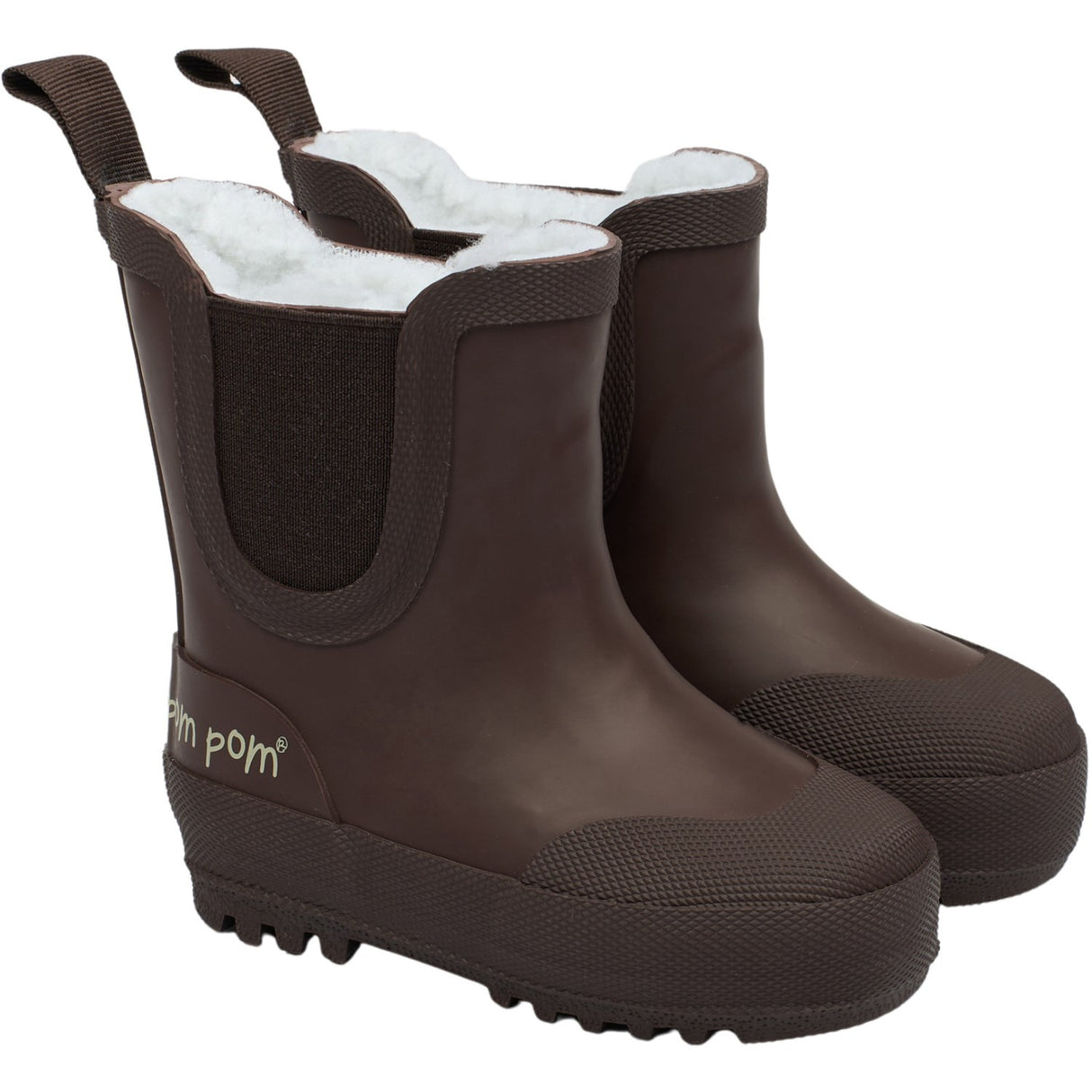 Pom Pom Chocolate Brook GumBoots Thermo Ankle