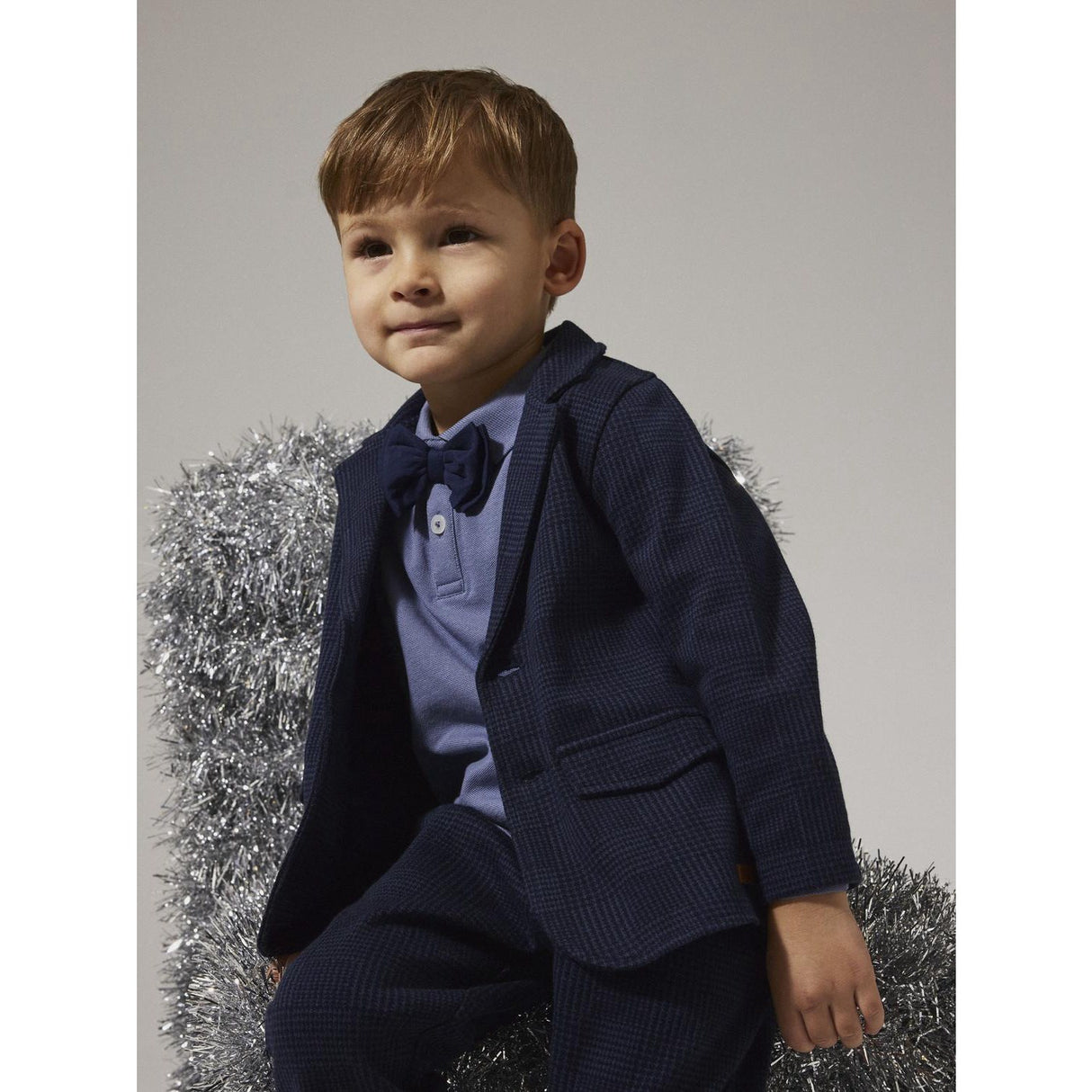 Name It Navy Blazer Check Nmmrobino Sweat Blazer Unb