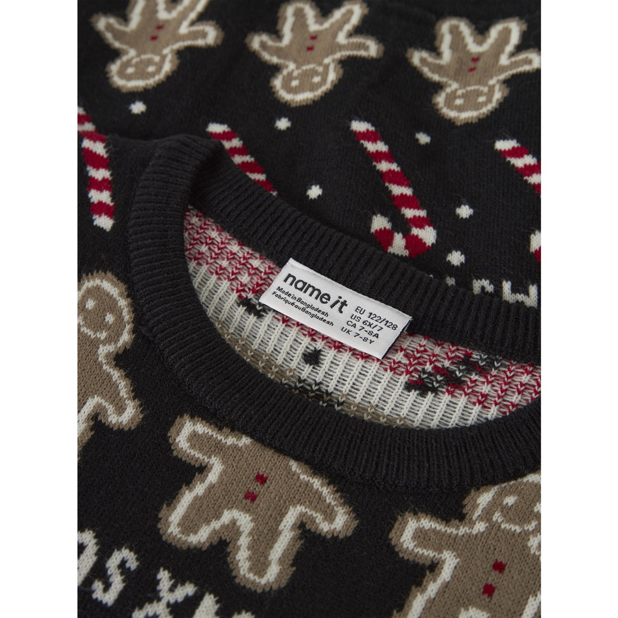 Name It Black Nknrasko Ls Strikk Box