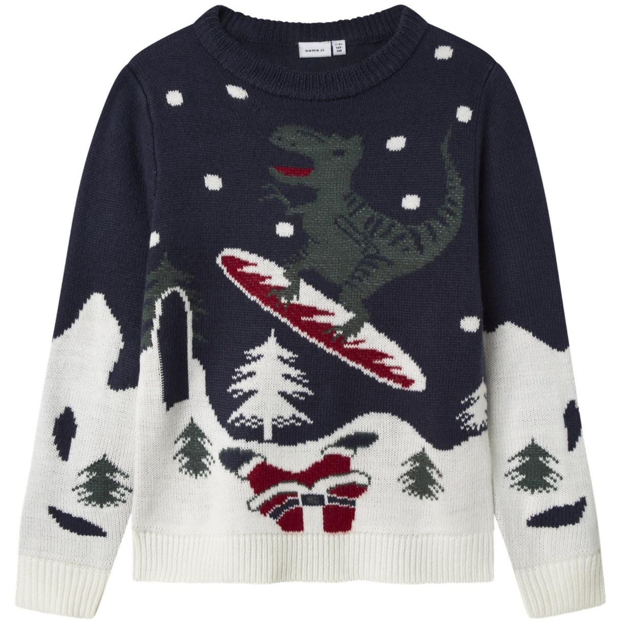 Name It Navy Blazer Nknrebo Ls Strikk Box