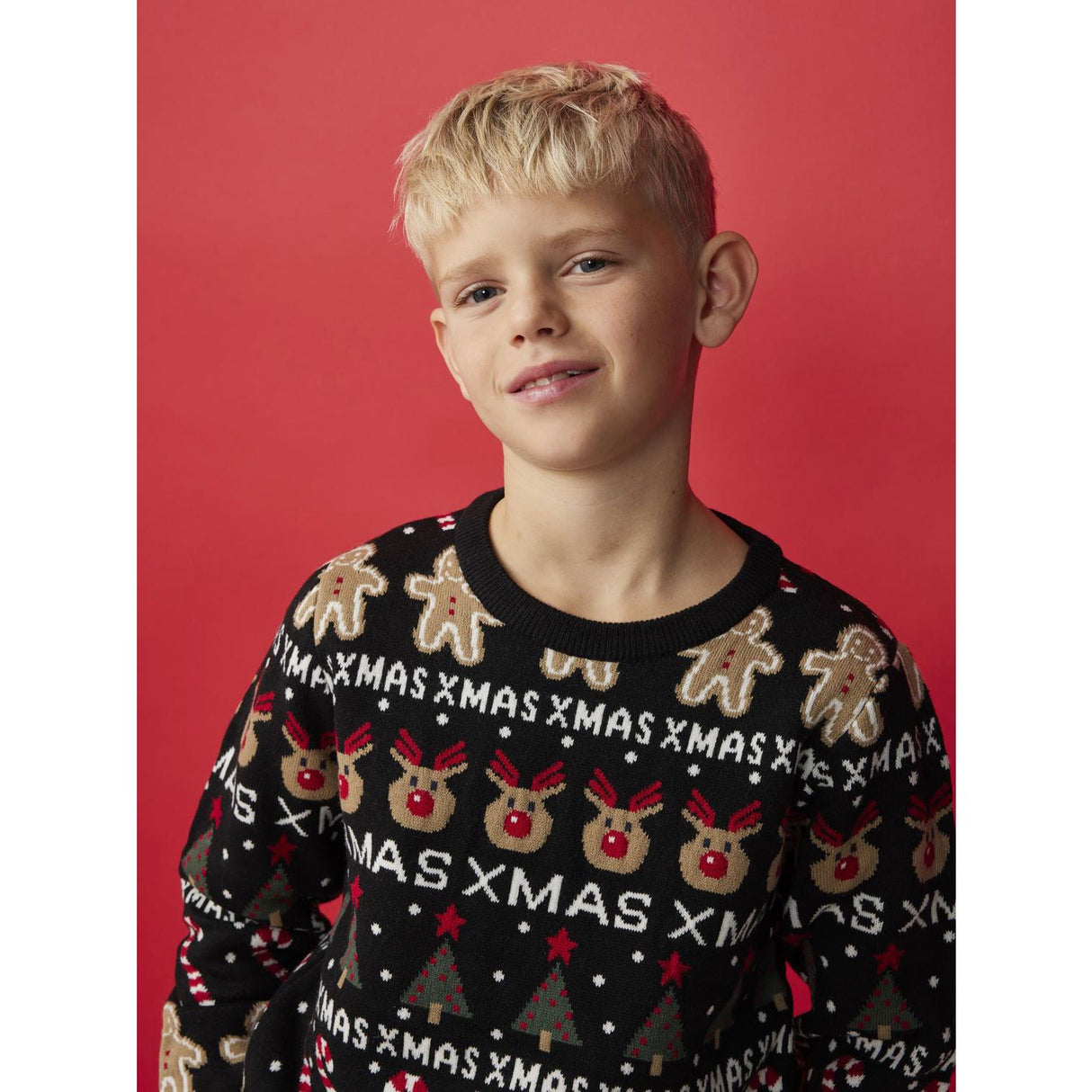 Name It Black Nknrasko Ls Strikk Box