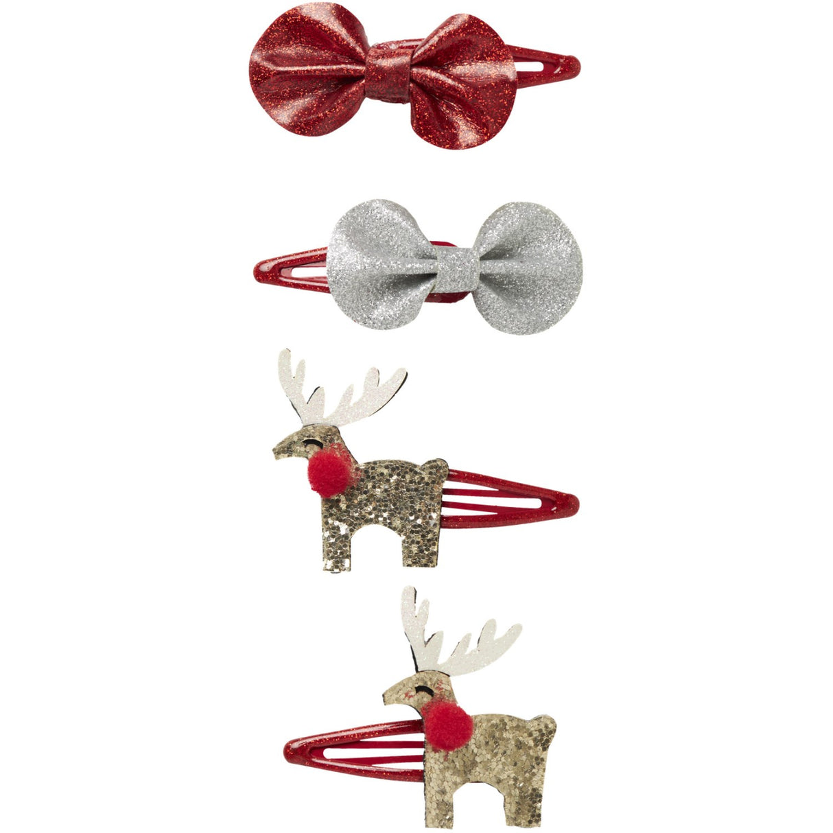 Name It Jester Red Nkfreinbow 4P Hairclip