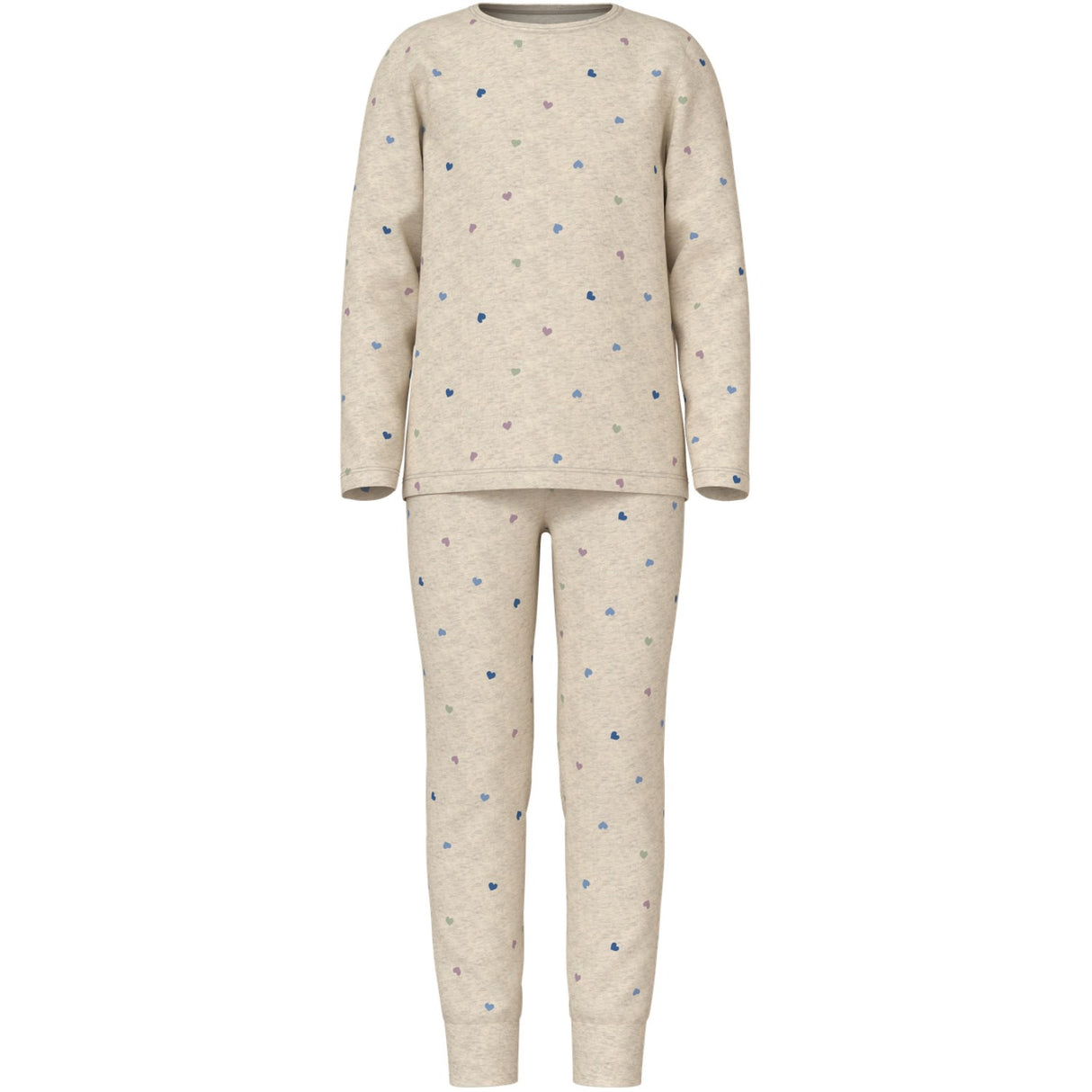 Name It Peyote Melange Nkfnightset Peyote Hearts Noos