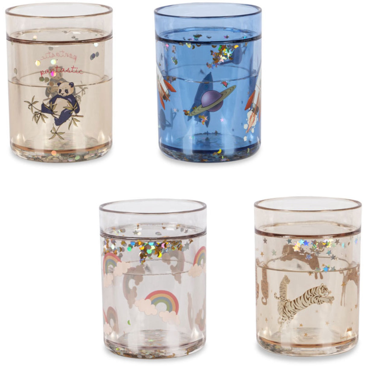 Konges Sløjd Multi 4 Pakke Glitter Cups