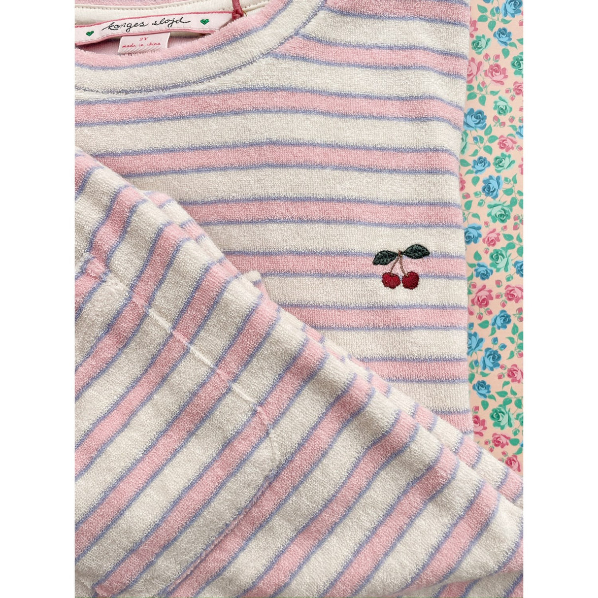 Konges Sløjd Lolly Stripe Itty Sweat Skjorte GOTS