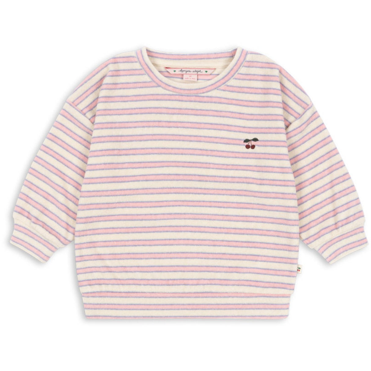 Konges Sløjd Lolly Stripe Itty Sweat Skjorte GOTS