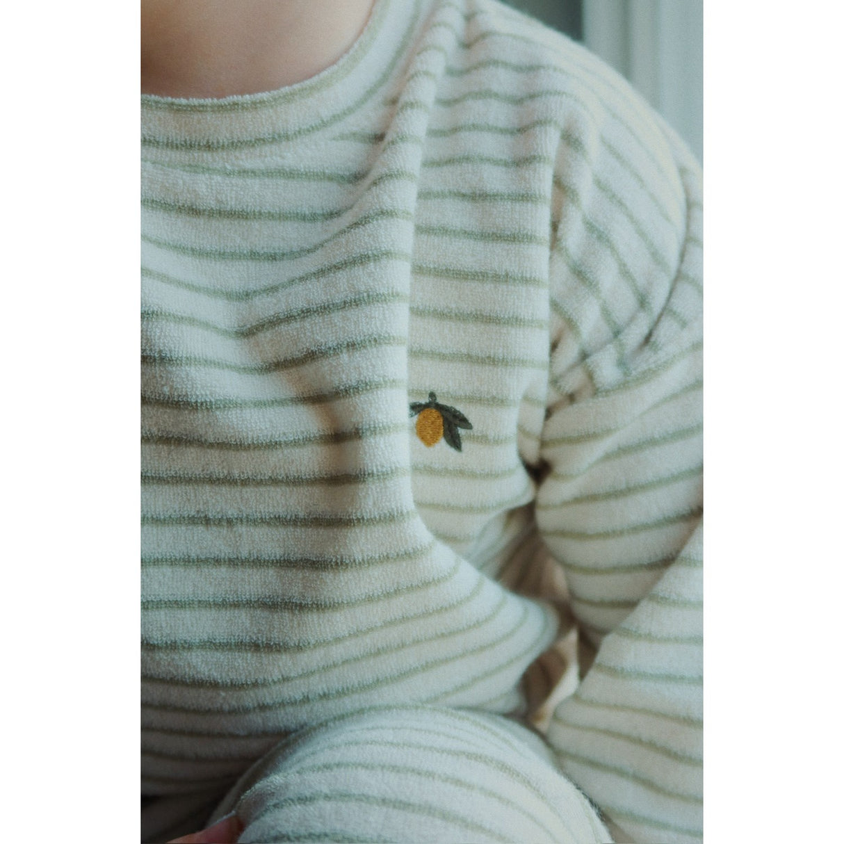 Konges Sløjd Tea Stripe Itty Sweat Skjorte GOTS