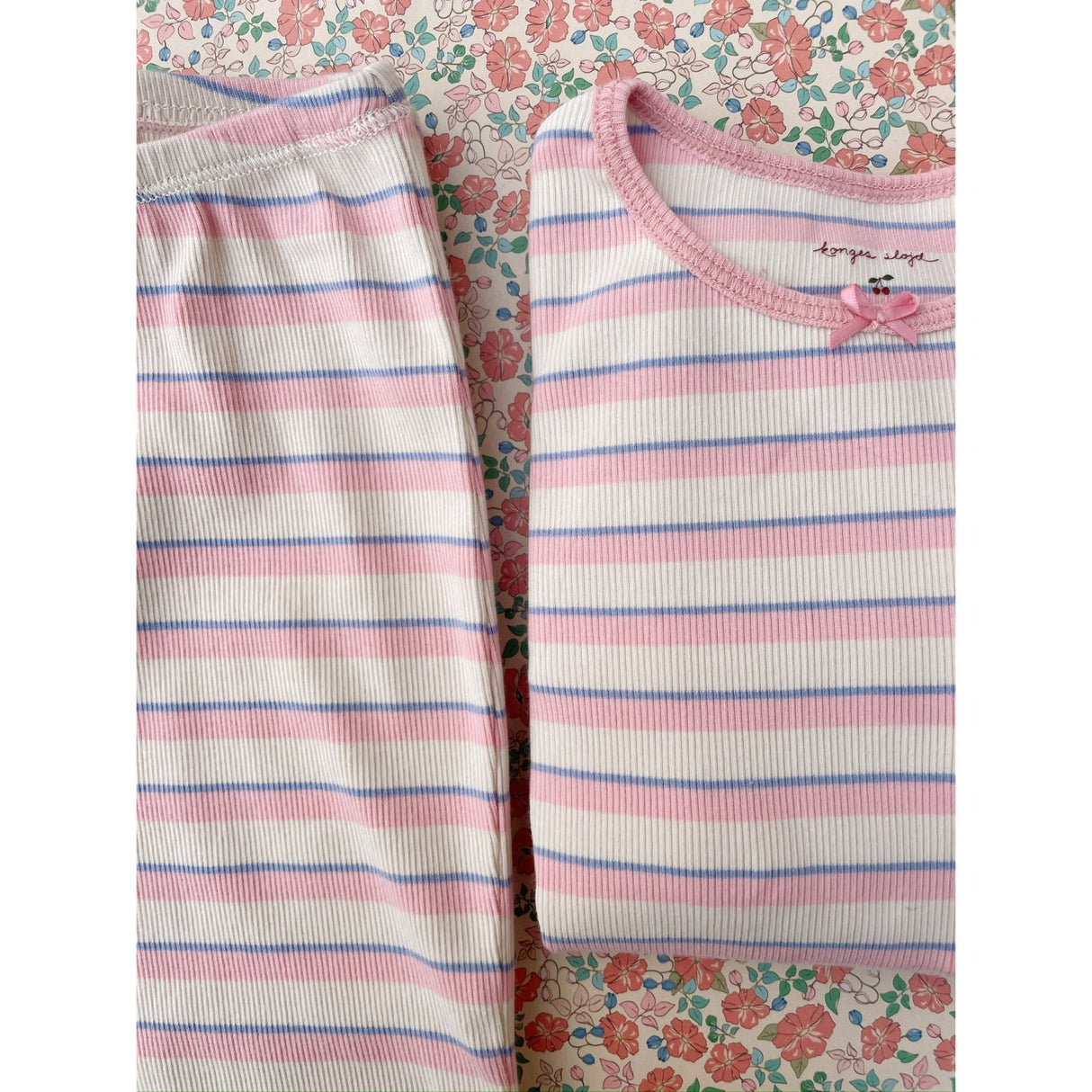 Konges Sløjd Lolly Stripe Ella Bukser GOTS