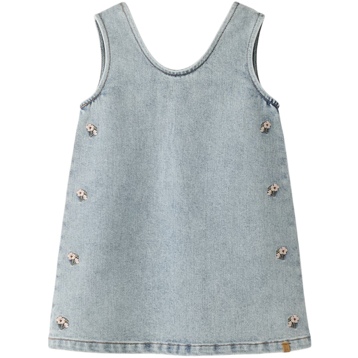 Lil'Atelier Medium Blue Denim Flower Emb Nmfdarlee Doa Dnm Spencer 4499-Se Lil