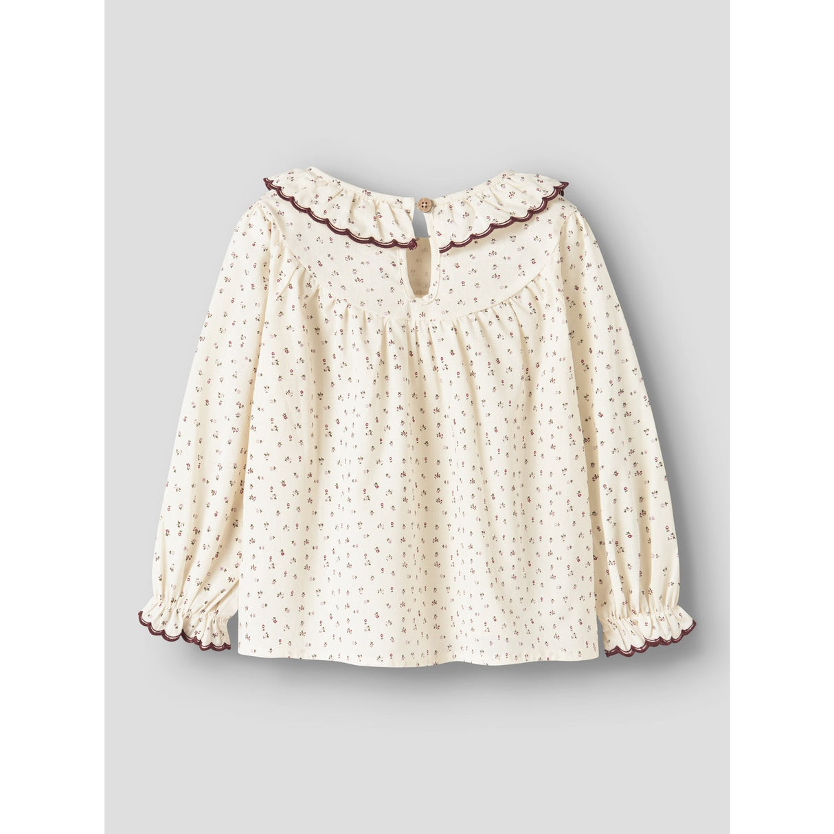 Lil'Atelier Turtledove Red Dahlia Nmfrasia Ls Loose Skjorte Lil