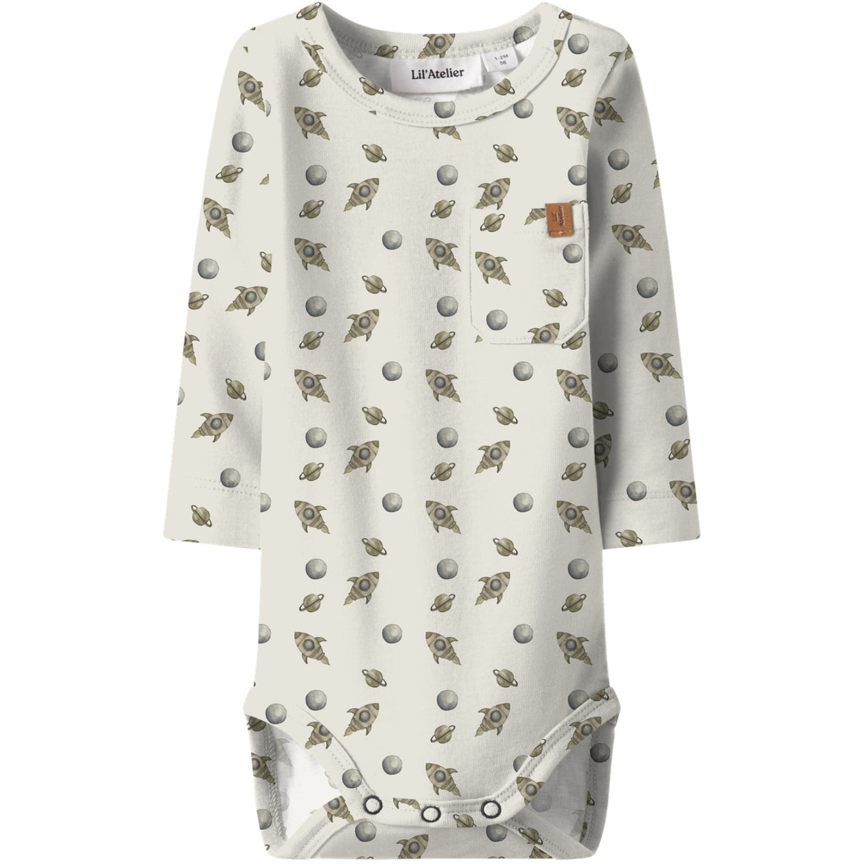 Lil'Atelier Turtledove Space Nbmlayo Geo Ls Slim Body Lil
