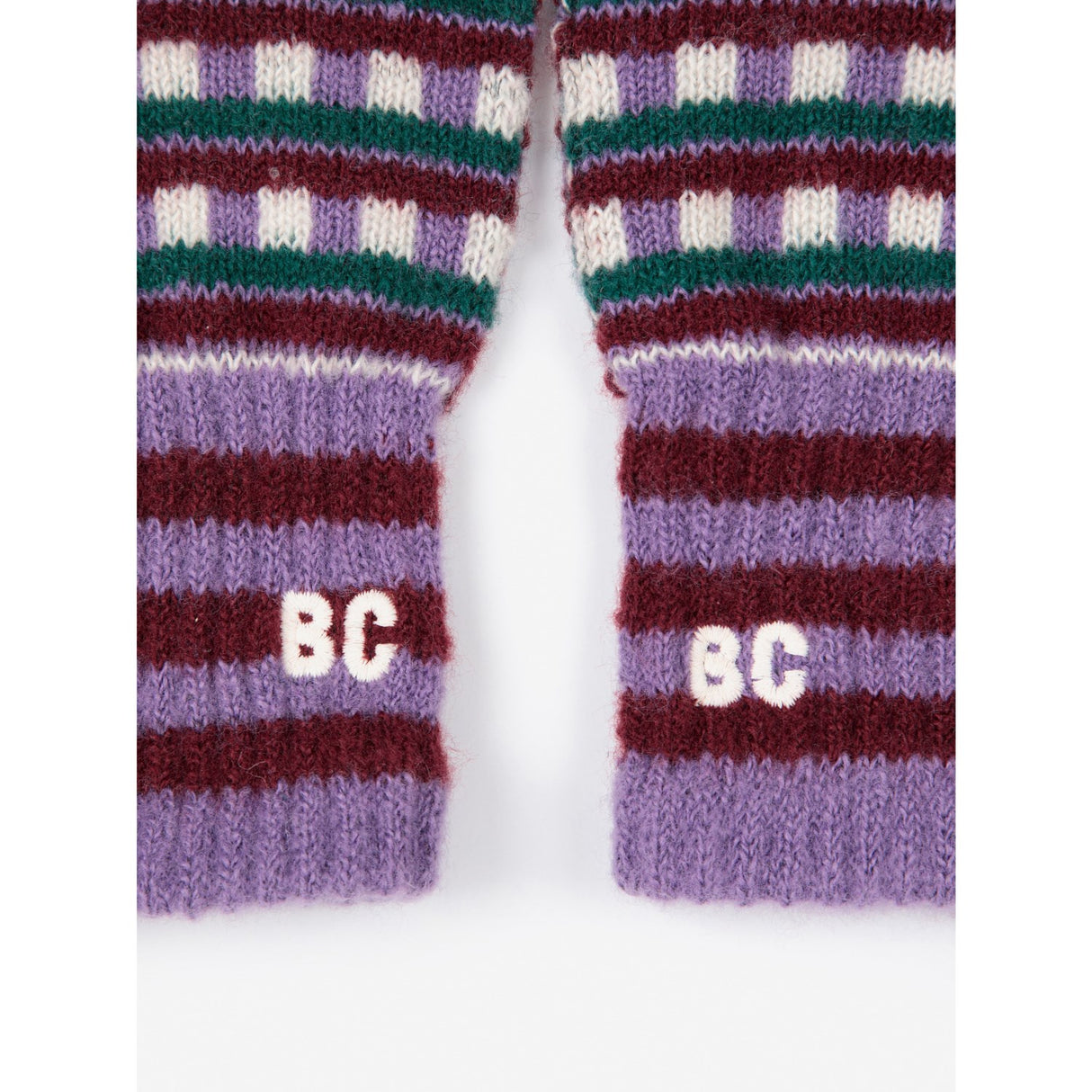 Bobo Choses Purple Jacquard Long Hansker