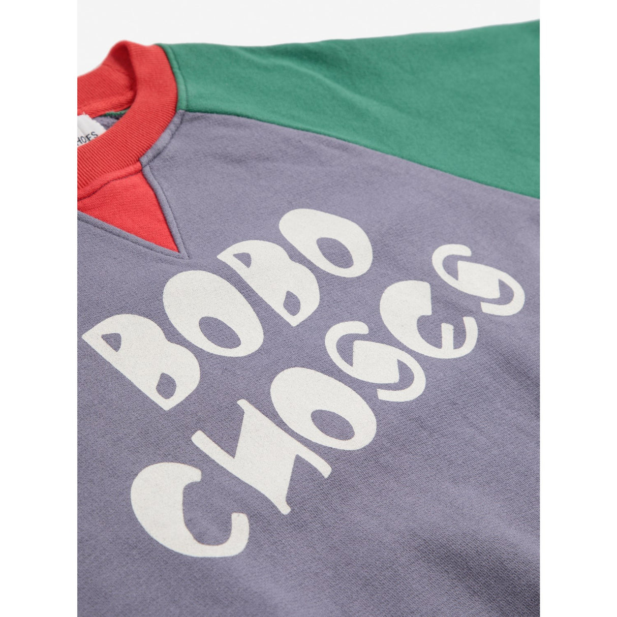 Bobo Choses Multicolor Farge Block Ranglan Collegegenser