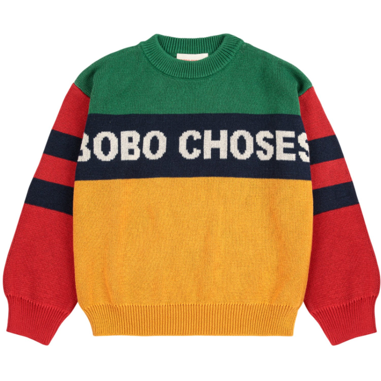 Bobo Choses Multicolor Farge Block Jumper