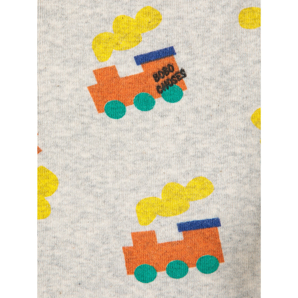 Bobo Choses Light Heather Grey Bobo Choo Choo All Over Leggings