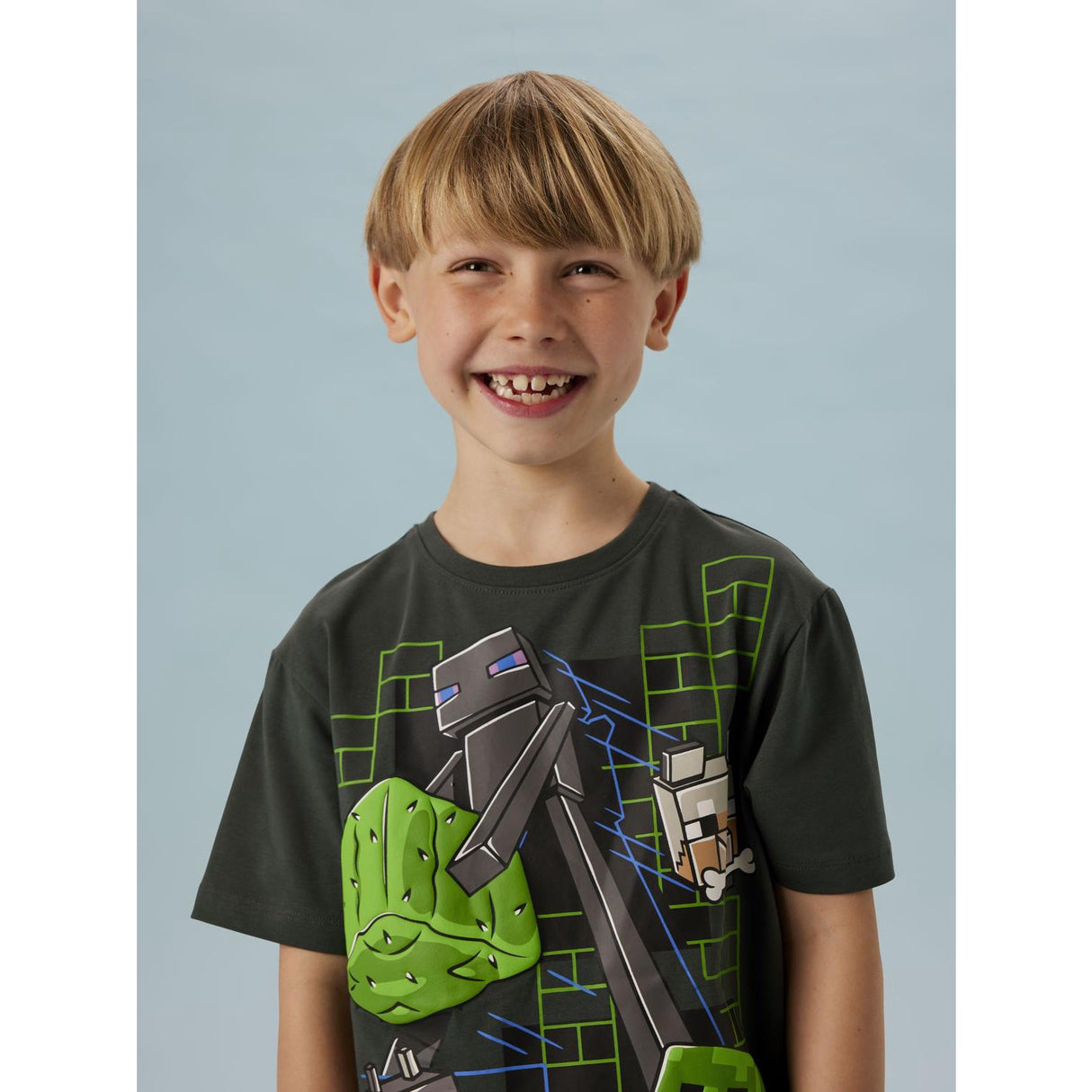 Name It Urban Chic Nkmjuke Minecraft Ss Nreg Topp Box Bfu