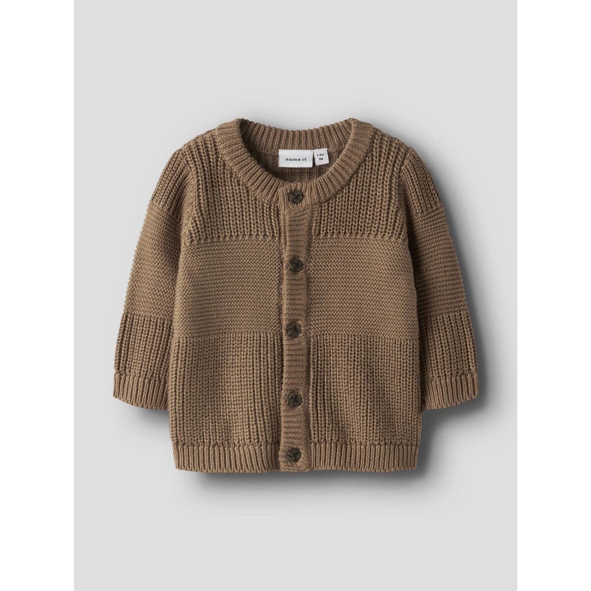 Name It Toasted Coconut Nbmboys Ls Strikk Card