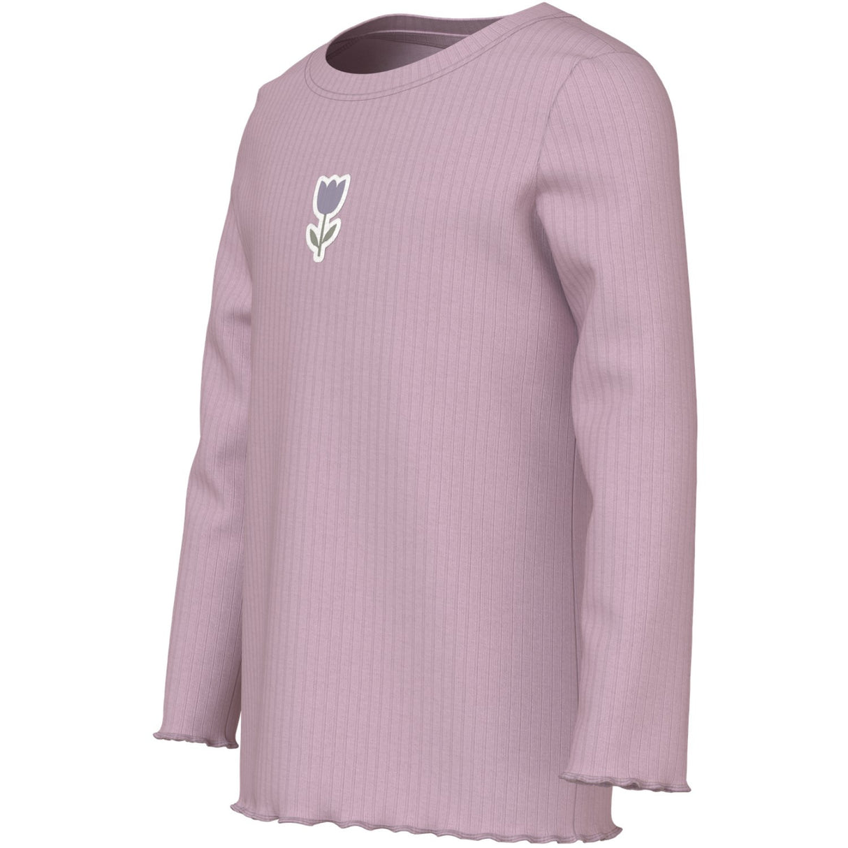 Name It Dawn Pink Tulip Nmfvemma Ls Slim Topp