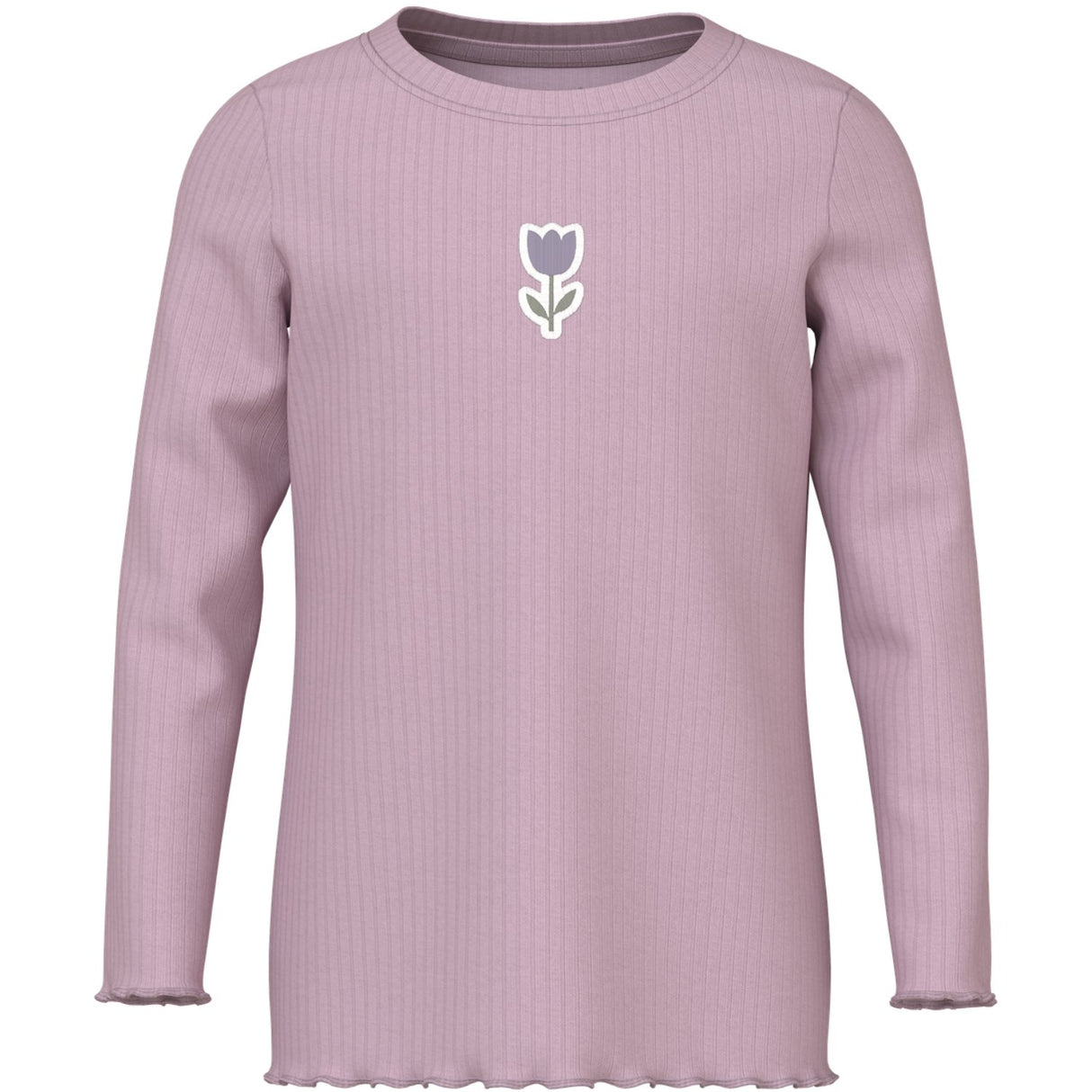 Name It Dawn Pink Tulip Nmfvemma Ls Slim Topp