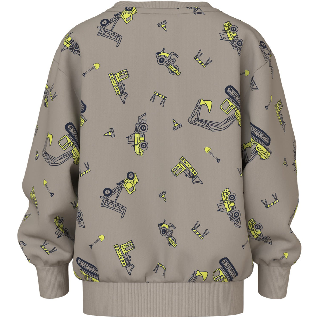 Name It Vintage Khaki Excavator Nmmvildar Ls Nreg Sweat Unb