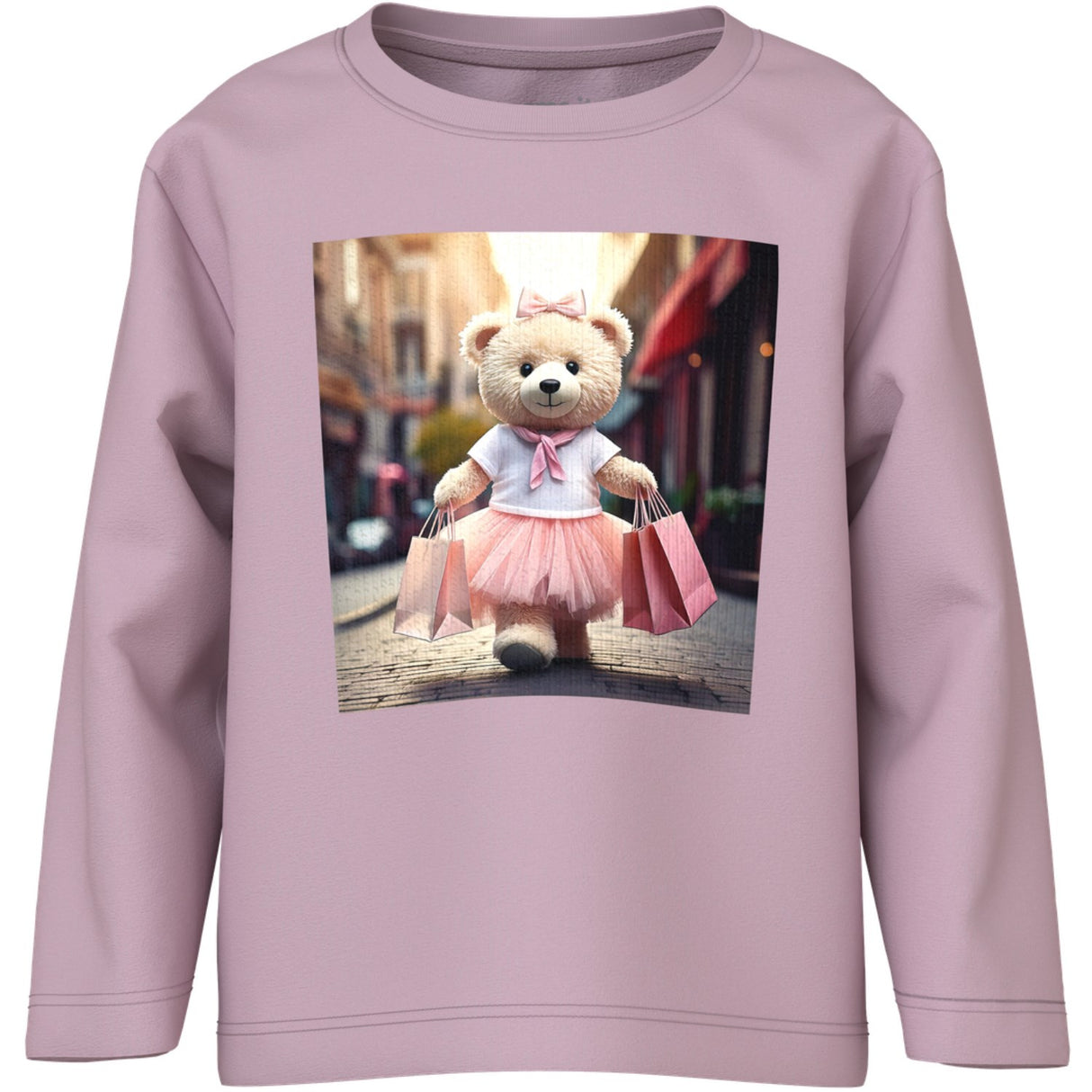 Name It Dawn Pink Shopping Bear Nmfvotea Ls Nreg Topp