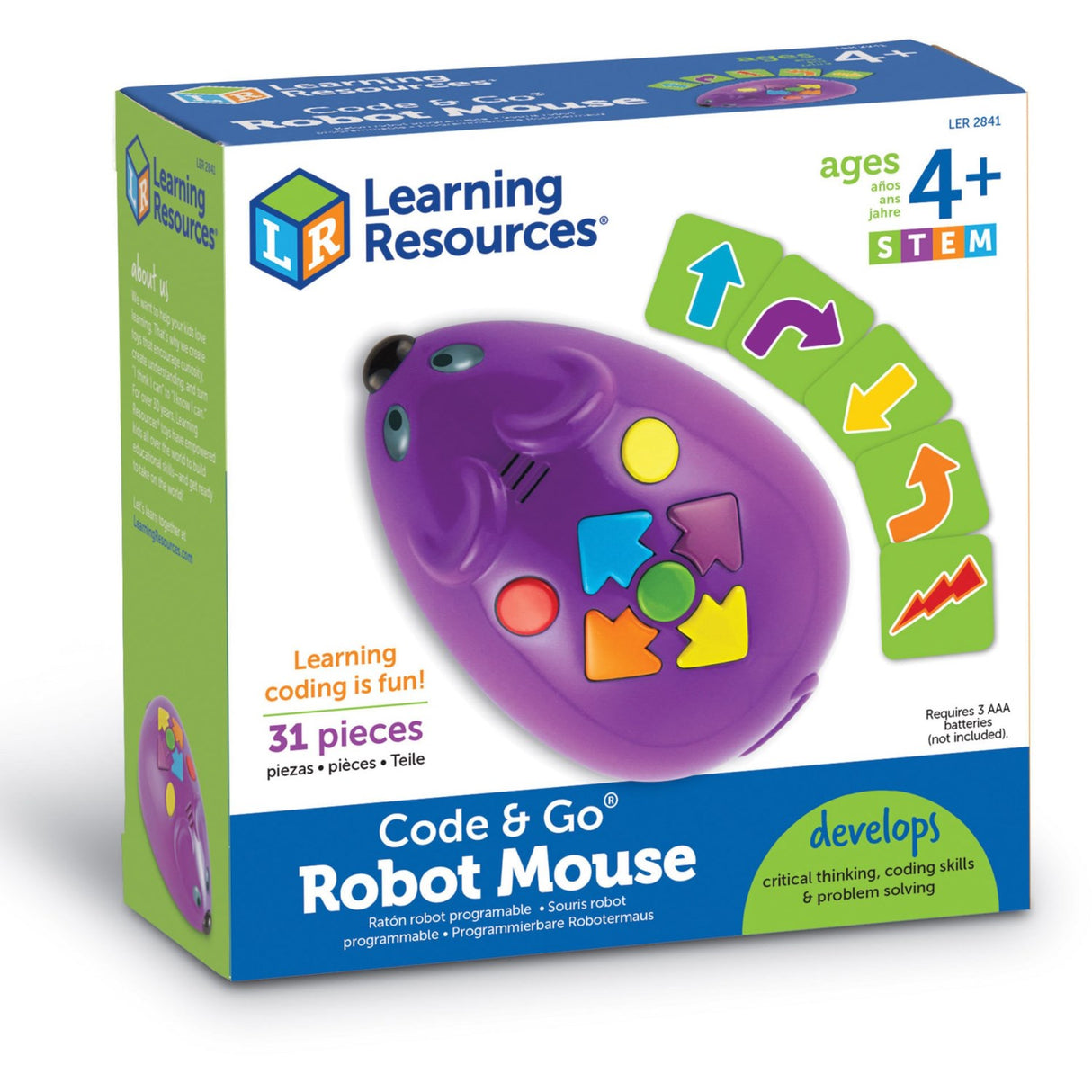 Learning Resources® Code & Go® Robot Mouse