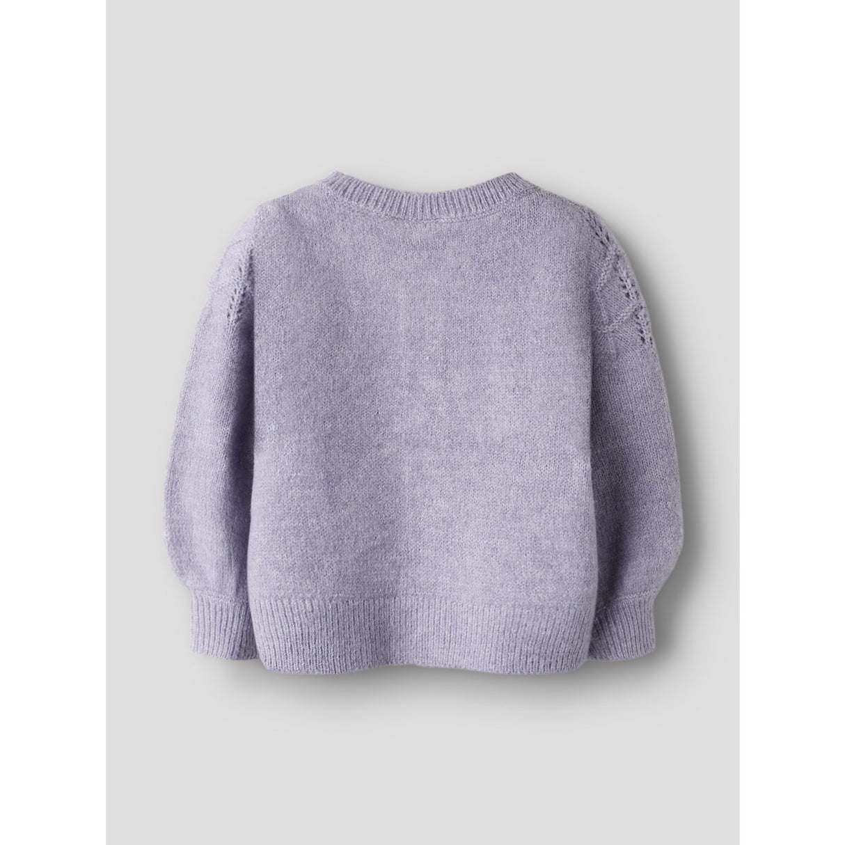 Name It Lavender Gray Nmfbatrilla Ls Strikk Card