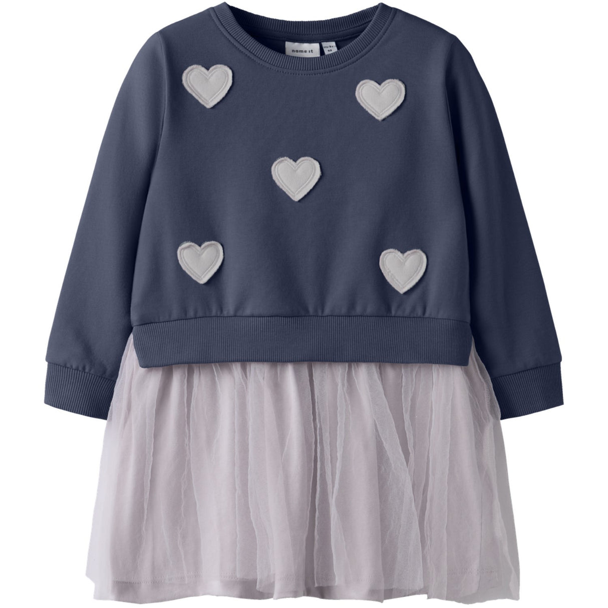 Name It Navy Blazer Nmfbianja Sweat Kjole Bru