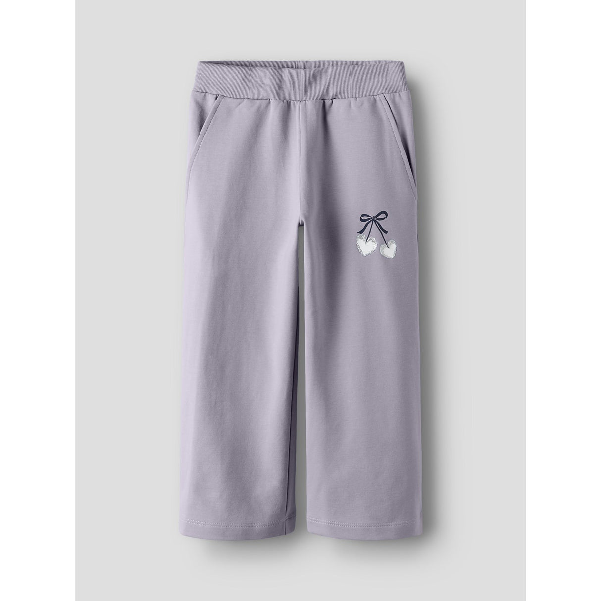 Name It Lavender Gray Nmfbasalt Sweat Wide Bukser Bru
