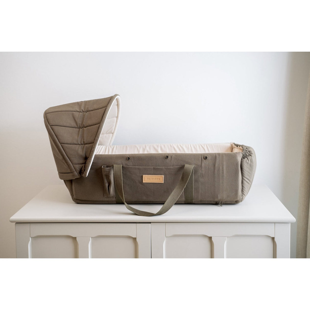 FILIBABBA Olive Sun Canopy Med Uv Protection For Frida Swift Bæresele