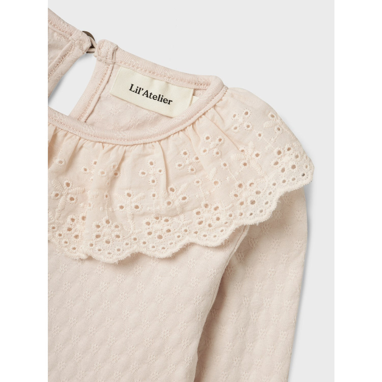 Lil'Atelier Silver Peony Nmfkira Ls Slim Topp Lil
